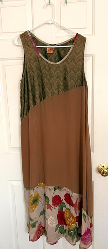 Vintage silk tank maxi dress - vintage,